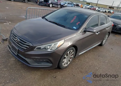 2015 Hyundai Sonata Sport z USA, uszkodzony, nr VIN 5NPE34AF0FH097364